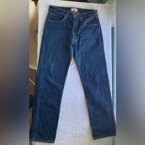 Levi’s 501 Original Fit Jeans 32x34 Dark Wash Zip Fly 100% Cotton